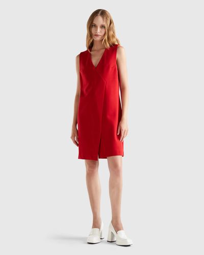 Vestidos en Rojo de Benetton de mujer | Lyst