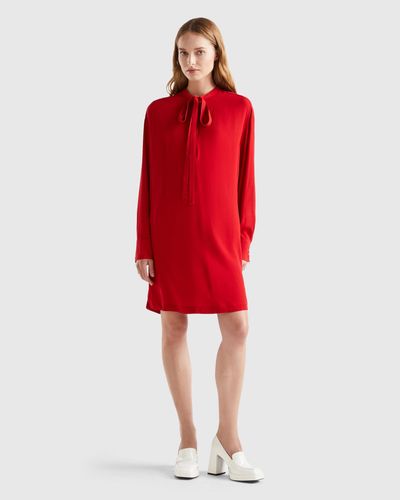 Vestito rosso deals benetton