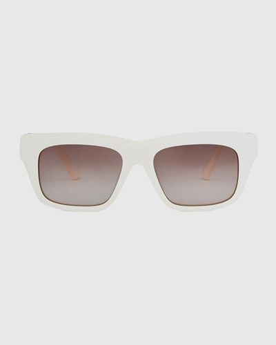 Benetton White Sunglasses - Black