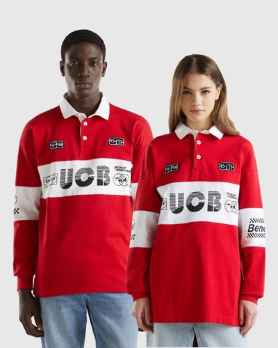 Benetton Red Rugby Polo