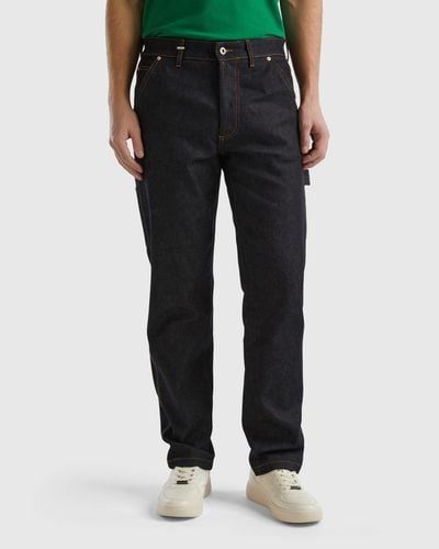 Benetton Jeans Style Workwear - Noir