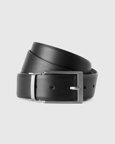 Benetton Belt In Imitation Leather - Black