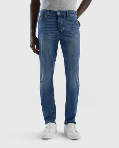 Benetton Five Pocket Slim Fit Jeans - Black
