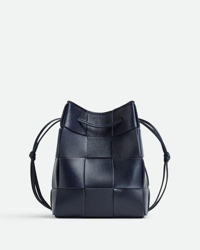 Bottega Veneta Borsa A Secchiello Cassette Piccola - Blu