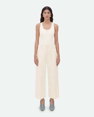 Bottega Veneta Pantaloni Culotte - Neutro