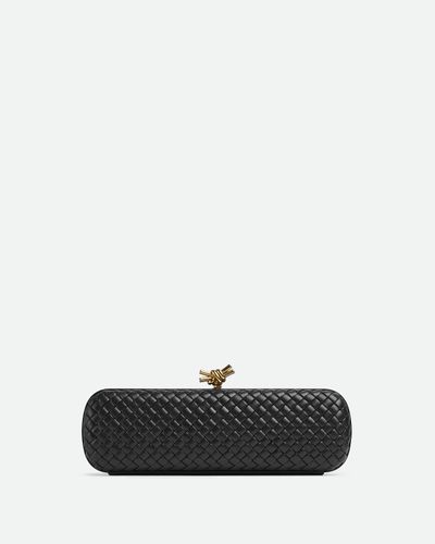 Bottega Veneta Stretch Box Knot - Nero