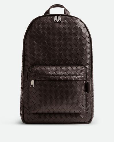 Bottega Veneta Zaino Intrecciato Medio - Nero