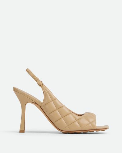 Bottega Veneta Sandali Slingback Padded - Neutro