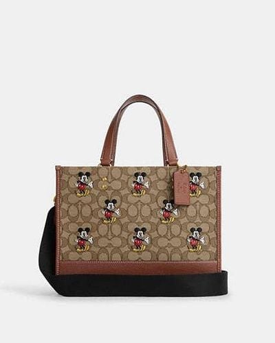 COACH Disney X Coach Dempsey Carryall Bag With Print | Cotton - Brown