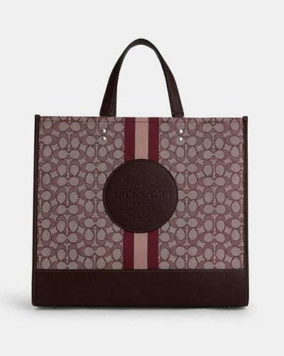 COACH Dempsey Tote Bag 40 - X2c | Cotton - Brown