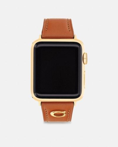 COACH Apple Watch® Armband, 38 mm, 40 mm und 41 mm - Schwarz