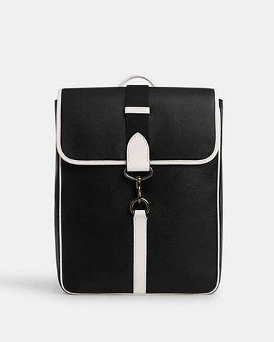 COACH Blaine Backpack | Leather - Black
