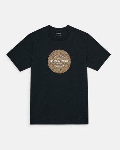 COACH Signature T-shirt - Gris