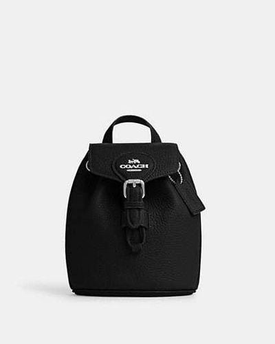 COACH Amelia Convertible Backpack - Black