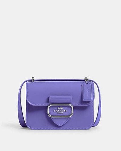 COACH Morgan Square Crossbody Bag - Purple