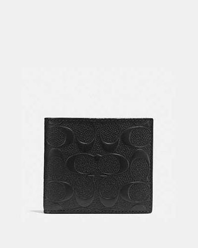 COACH Coin Wallet - Black