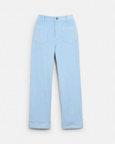 COACH Corduroy Trousers - Blue