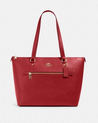 COACH Gallery Tote - Red