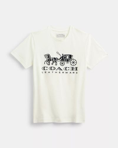 COACH Horse And Carriage T-shirt - White
