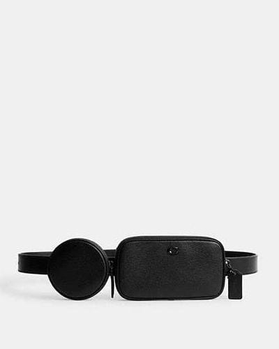 COACH Multi Pouch Belt Bag - Black