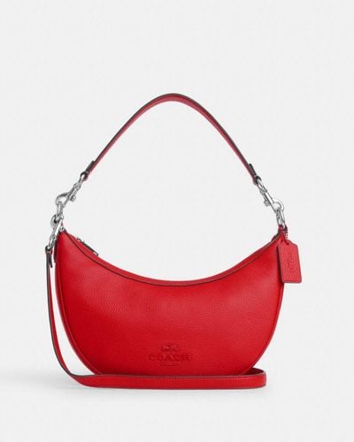 Sacs port paule Rouge COACH pour femme Lyst