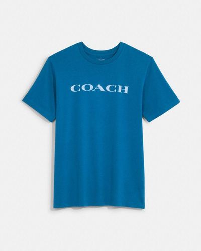 COACH T-shirt Essential en coton biologique - Noir