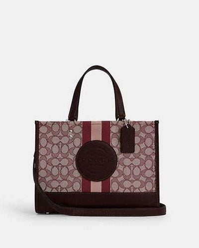 COACH Dempsey Carryall Bag | Cotton - Brown