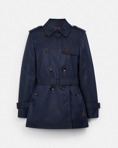 COACH Trench Court - Bleu