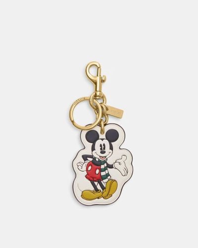COACH Disney X Coach Mickey Mouse Taschenanhänger - Weiß