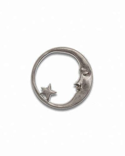 COACH Moon And Star Souvenir Pin - White