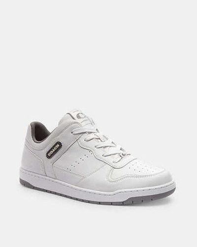 COACH C201 Trainer, Size 10.5 | Leather - White