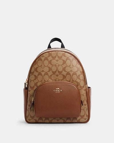 COACH Court Backpack - Brown