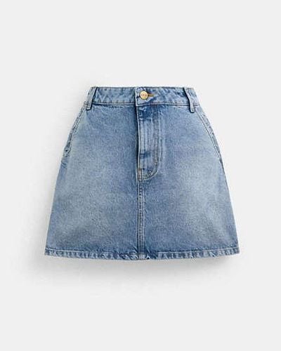 COACH Denim Skirt - Blue