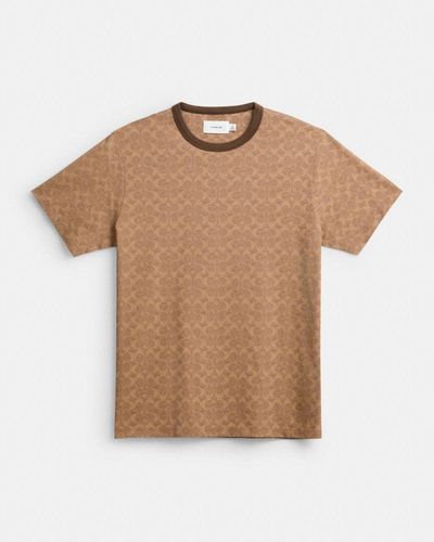 COACH T-shirt exclusif - Marron