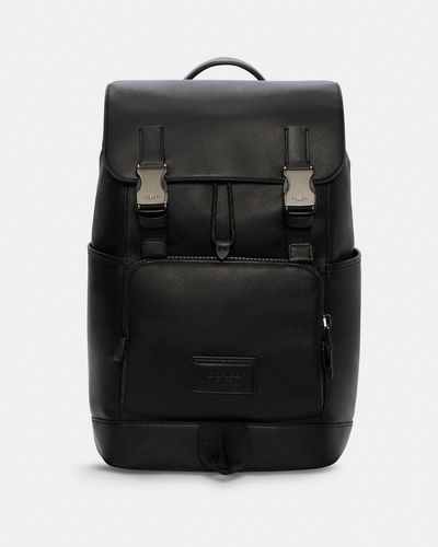 COACH Track Backpack - Black