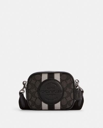 COACH Mini Dempsey Camera Bag | Cotton - Black
