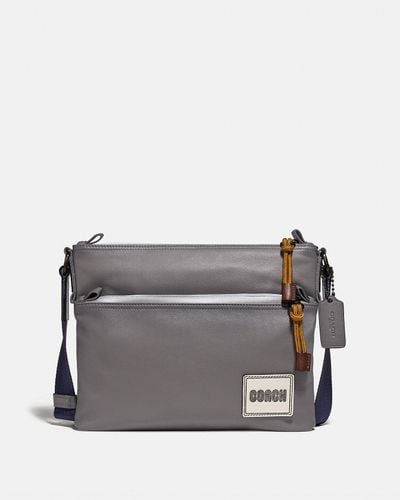 COACH Pacer Crossbody Bag | Leather - Black
