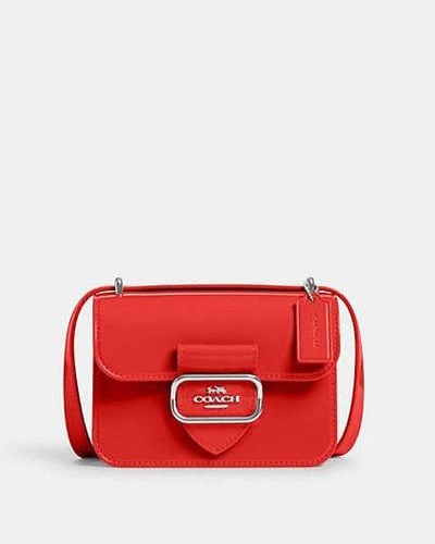 COACH Jelly Morgan Square Crossbody Bag - Red
