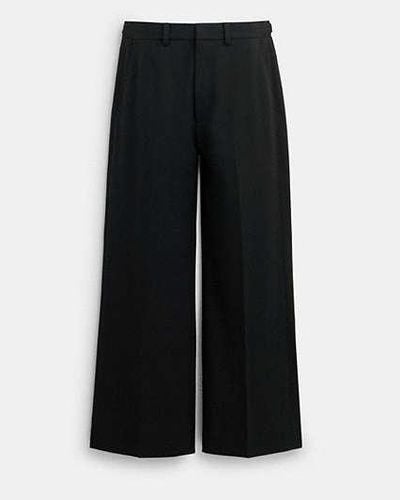 COACH Tailored Trousers - Black