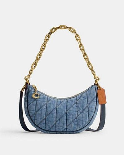 COACH Mira Shoulder Bag With Quilting - Blue