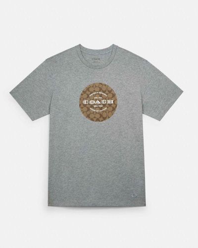 COACH T-shirt emblématique - Gris