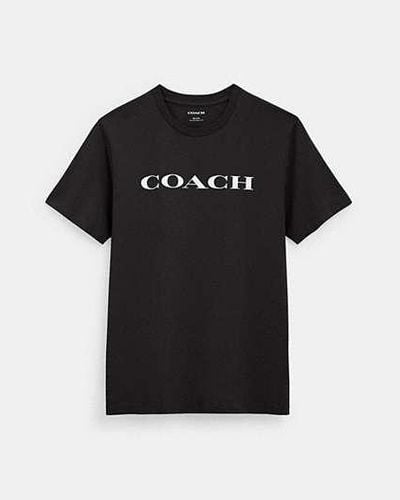 COACH Signature T-shirt - Black