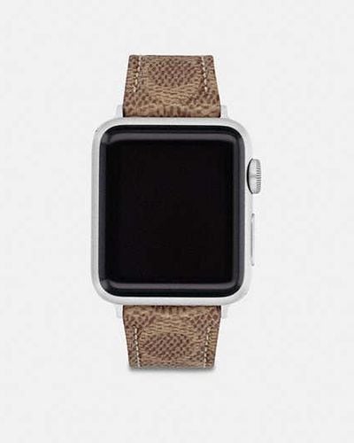 COACH Cinturino per Apple Watch® da 38 mm e 40 mm - Nero