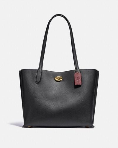 COACH : Cabas Willow - Noir