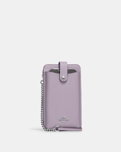 COACH Phone Crossbody Bag - Purple