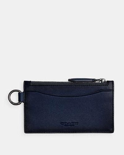COACH Card Case in Green for Men Lyst UK