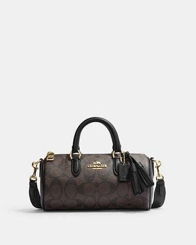 COACH Lacey Crossbody Bag - Brown | Leather - Black