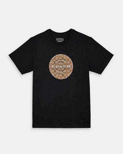 COACH Camiseta - Negro