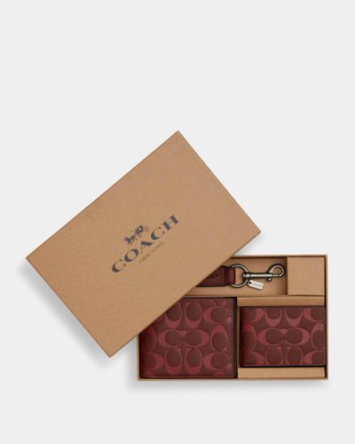 COACH Geschenkset mit 3-in-1-Portemonnaie - Braun