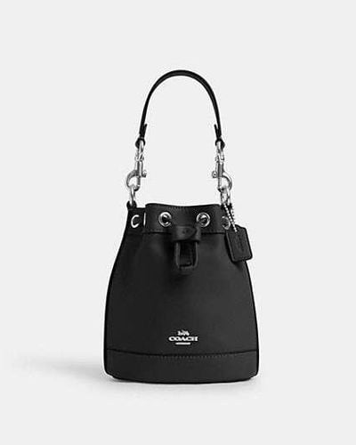 COACH Mini Bucket Bag - Black